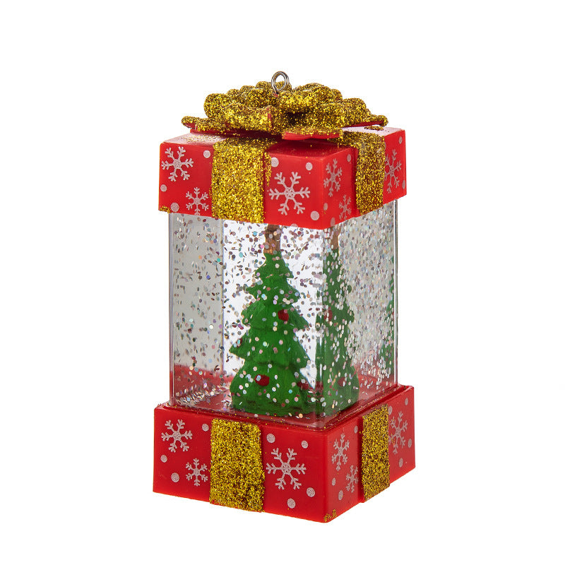 Crystal Ball Christmas Gift Box Lights for Festive Cheer