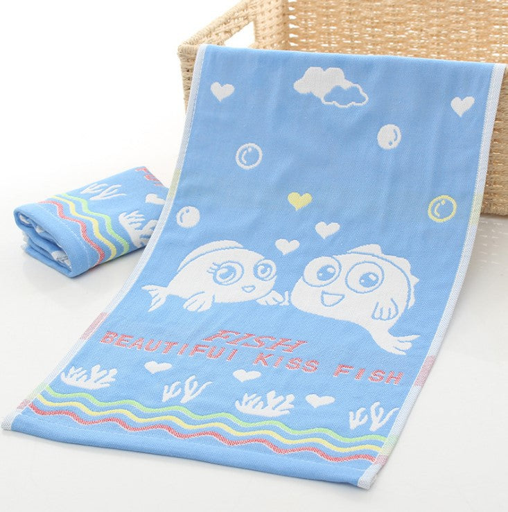 Three-layer gauze towel