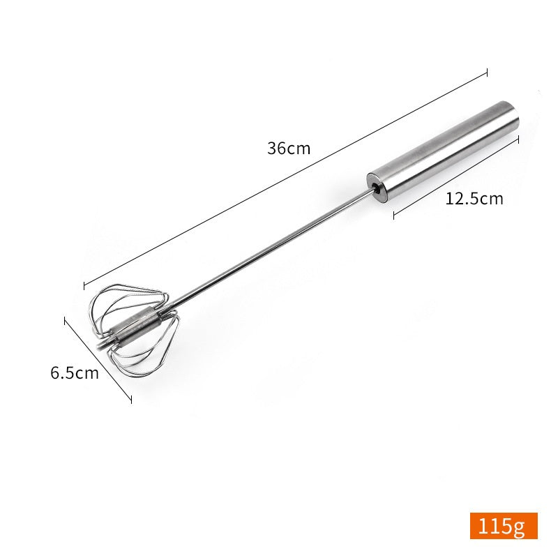 Semi-Automatic Stainless Steel Egg Beater