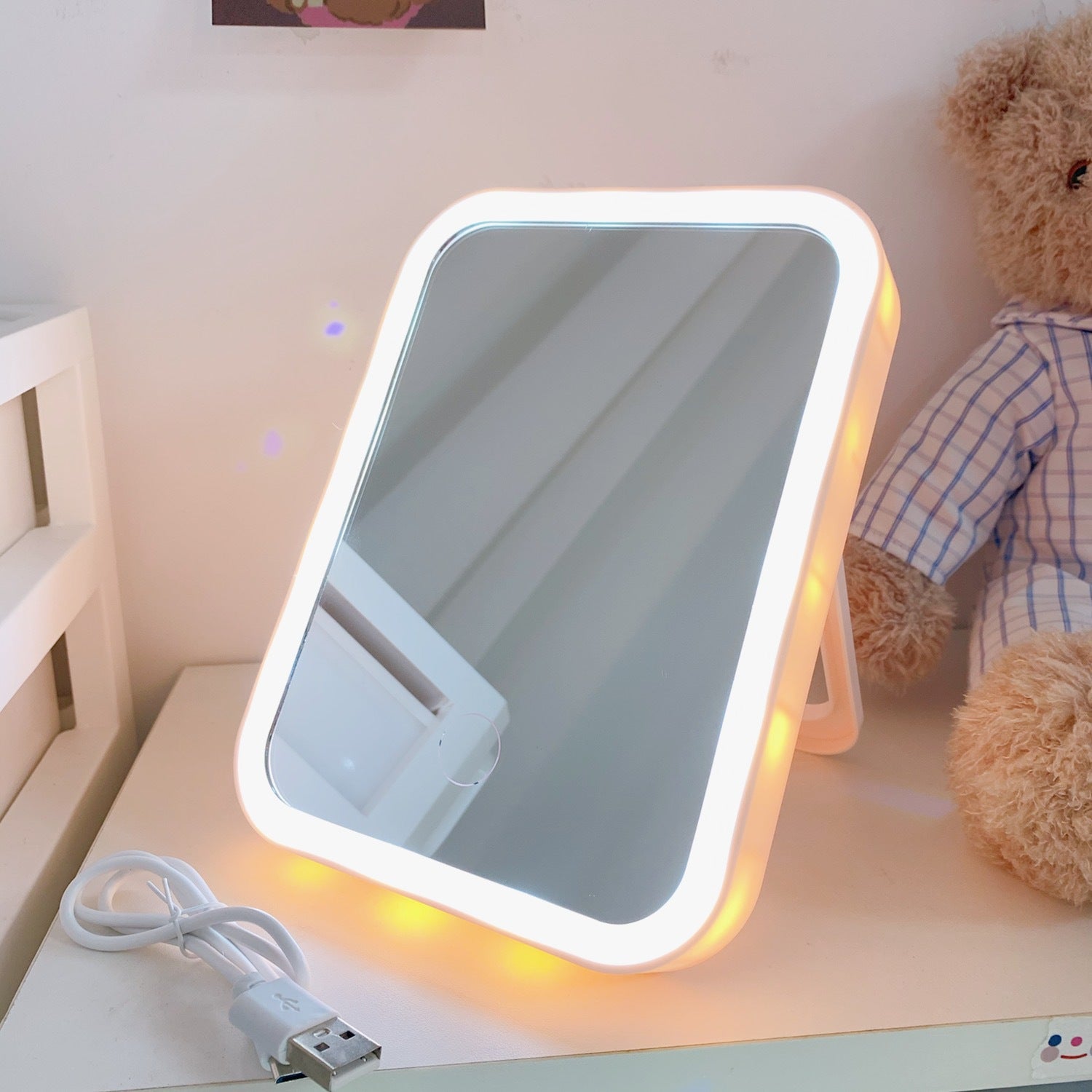 LED Vanity Mirror for Desktop Beauty Essentials