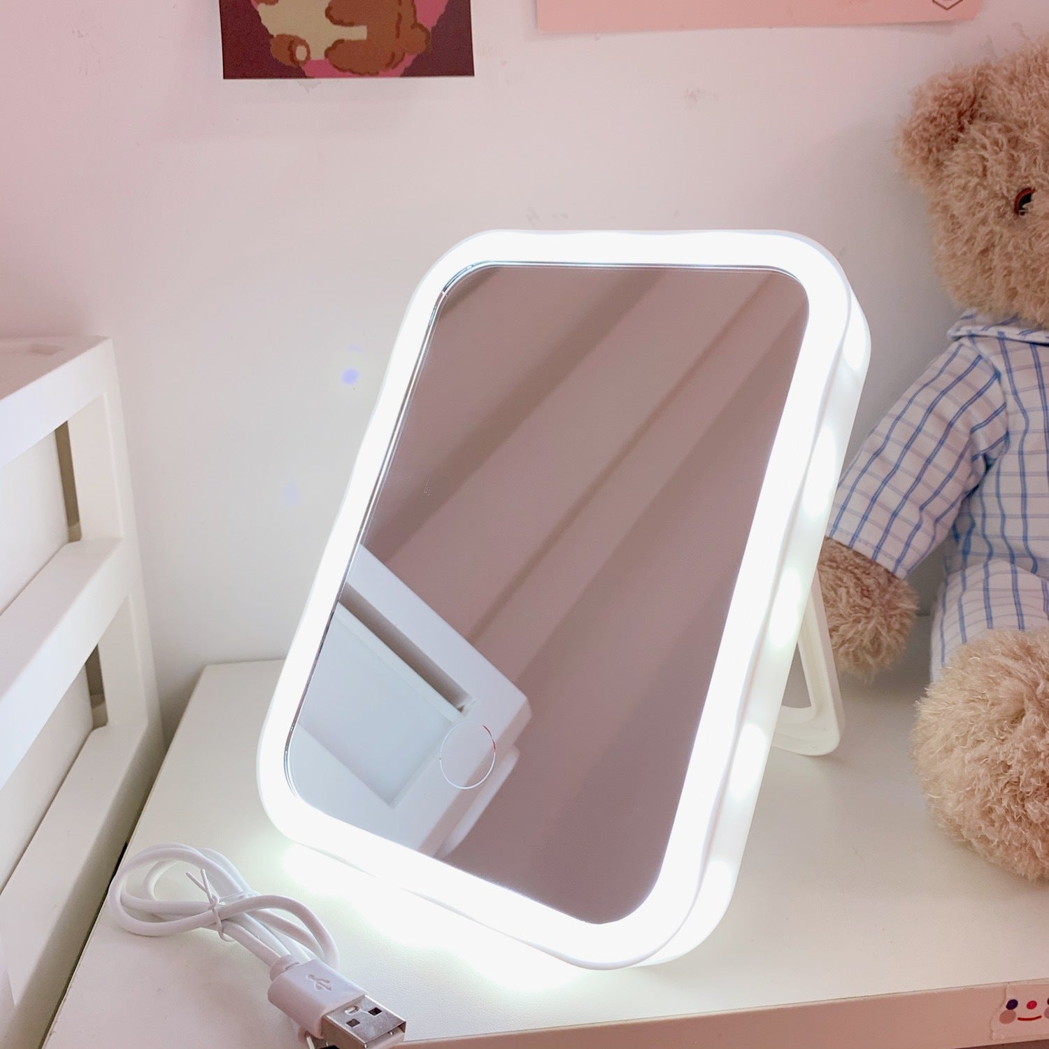 LED Vanity Mirror for Desktop Beauty Essentials