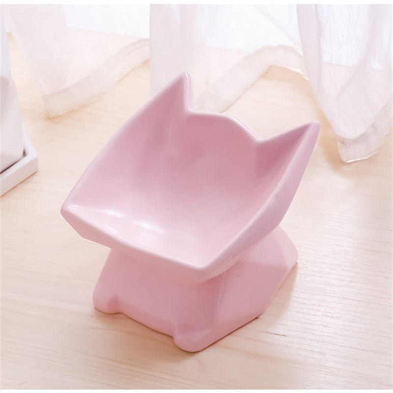 Pet bowl mouth flat face cat bowl