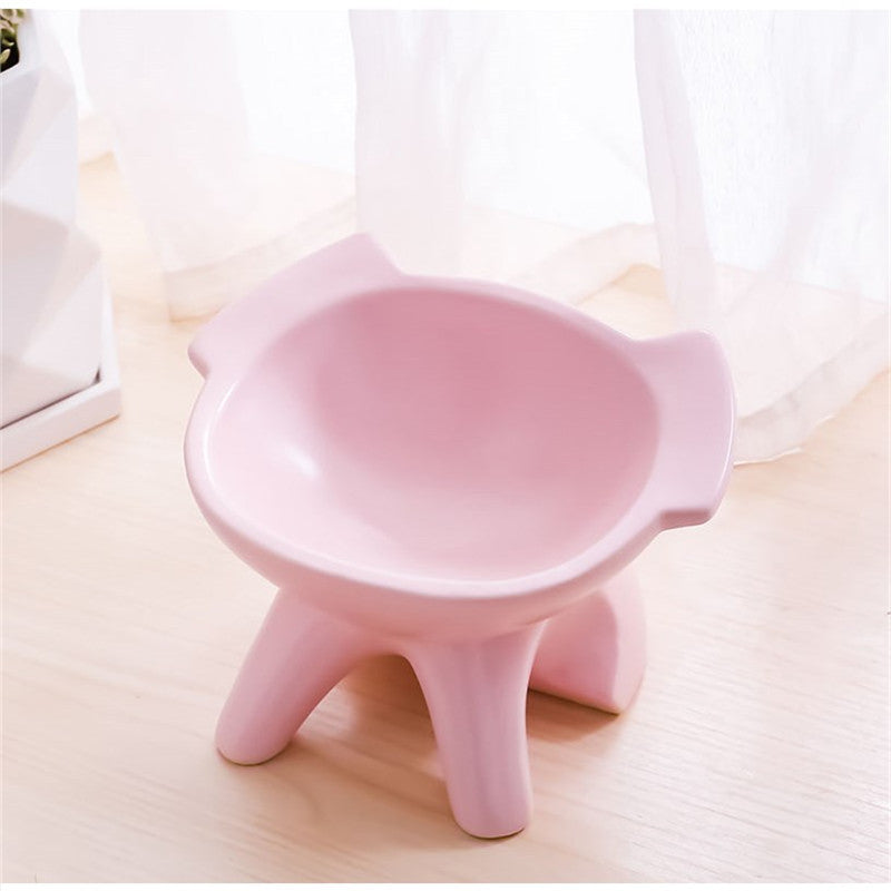 Pet bowl mouth flat face cat bowl