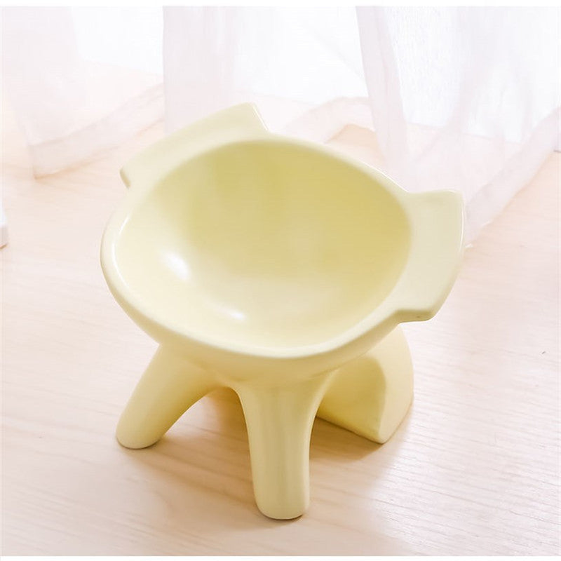 Pet bowl mouth flat face cat bowl