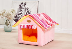 Removable Cover Dog House Beds