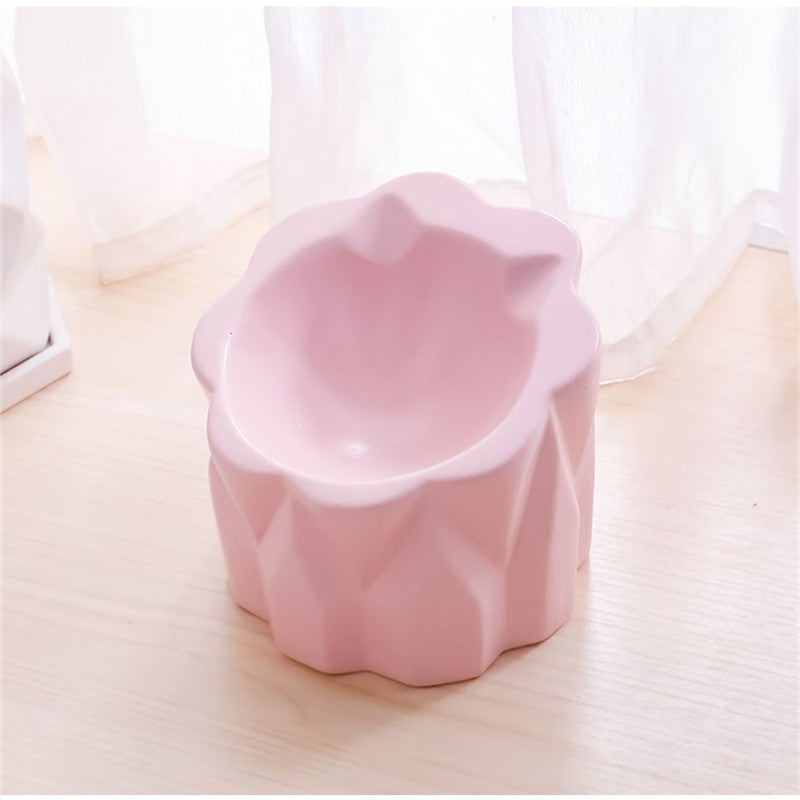 Pet bowl mouth flat face cat bowl