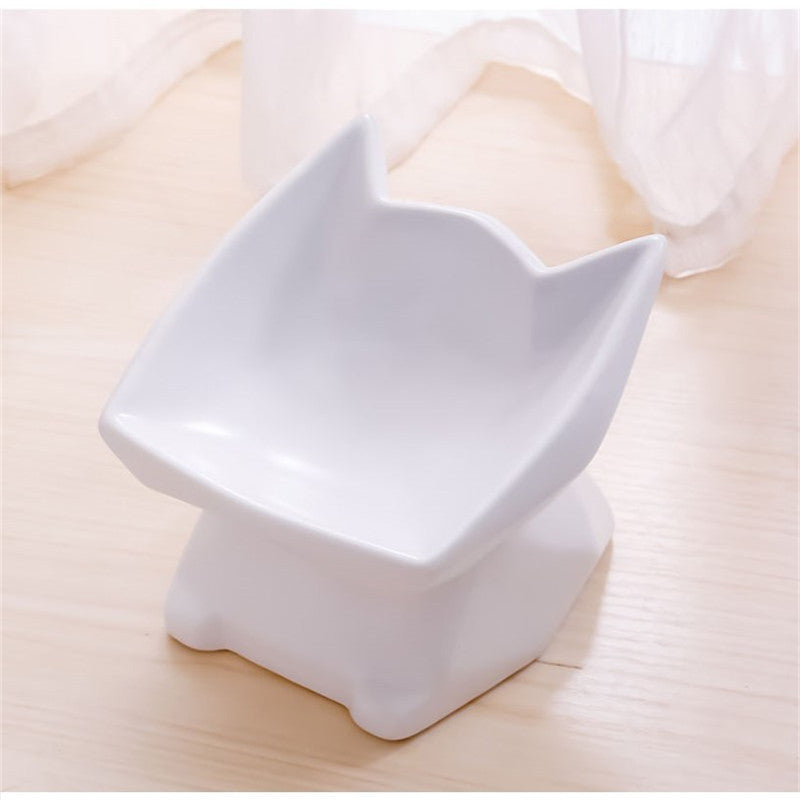 Pet bowl mouth flat face cat bowl