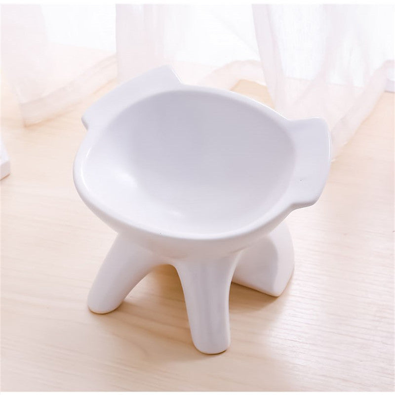 Pet bowl mouth flat face cat bowl