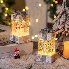 Crystal Ball Christmas Gift Box Lights for Festive Cheer