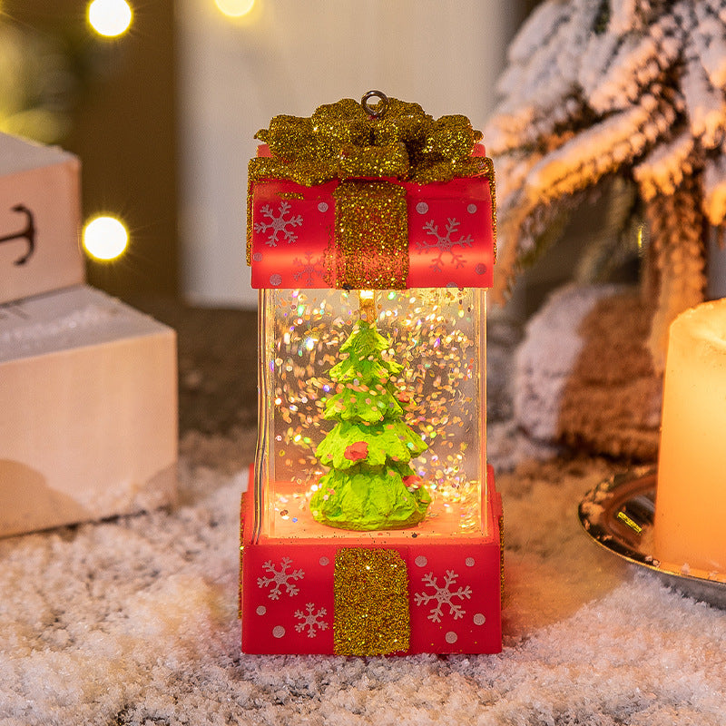 Crystal Ball Christmas Gift Box Lights for Festive Cheer