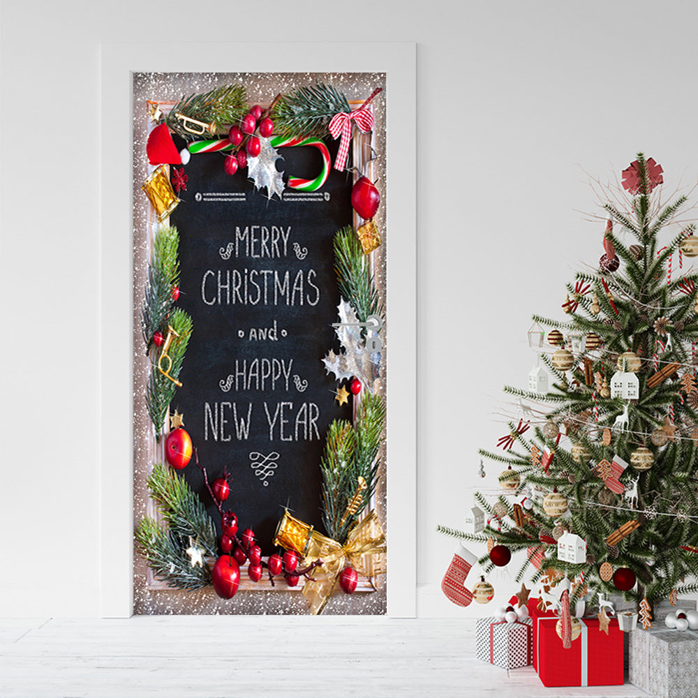 Christmas Creative 3D Door Sticker