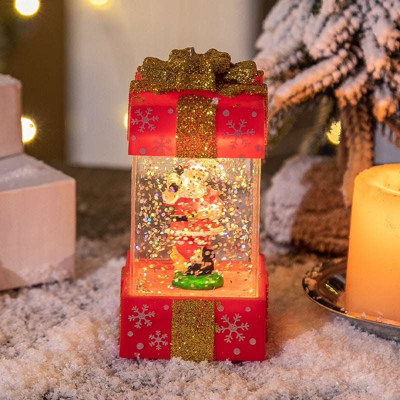 Crystal Ball Christmas Gift Box Lights for Festive Cheer